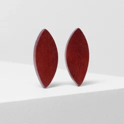 Tomfoolery Leaf clip-on earrings Outlet