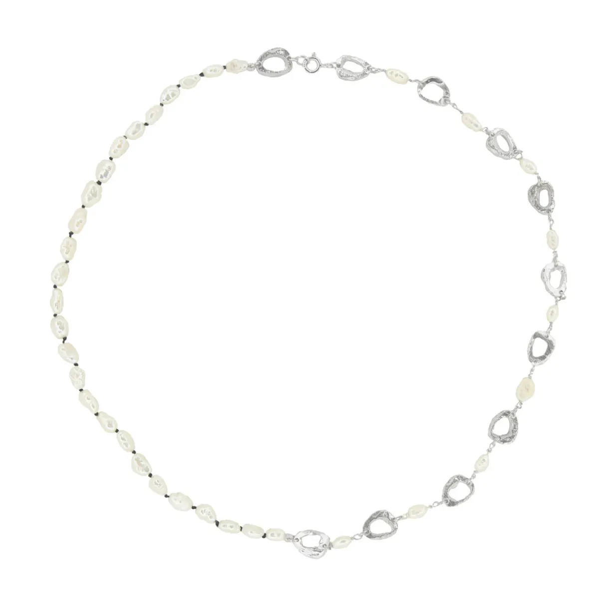 Tomfoolery Leucia Silver & Freshwater Pearl Necklace Best