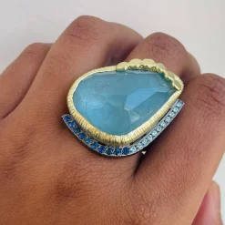 Tomfoolery ‘Life Is Really A River’ Art Ring Fashion