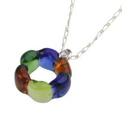 Tomfoolery Light Cobalt Ribbed Glass Pendant Hot