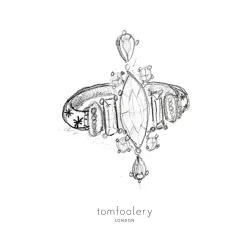 Tomfoolery Lilac Kaleidoscope Art Ring Sale