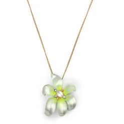 Tomfoolery Lily Lucite Flower Pendant White Online