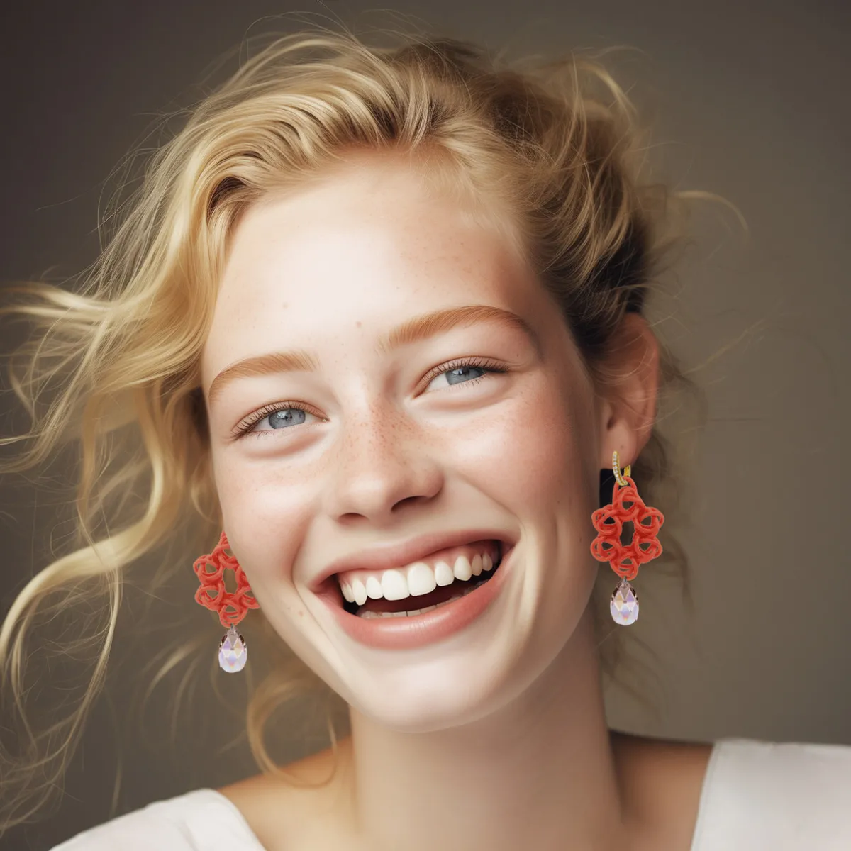 Tomfoolery Lime Green 3D Printed Cosmos Drop Earrings Best