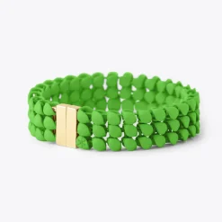 Tomfoolery Lime Green 3D Printed Geometric Bracelet Outlet