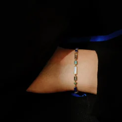 Tomfoolery Limited Edition AZ Blue Gemstone Bracelet Discount