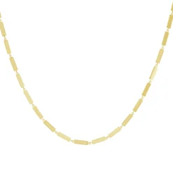 Tomfoolery Linear Bar Link Necklace Discount