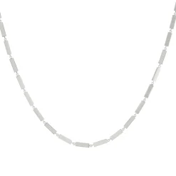 Tomfoolery Linear Bar Link Necklace Discount