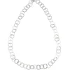 Tomfoolery Linear Circle Chain Necklace Clearance