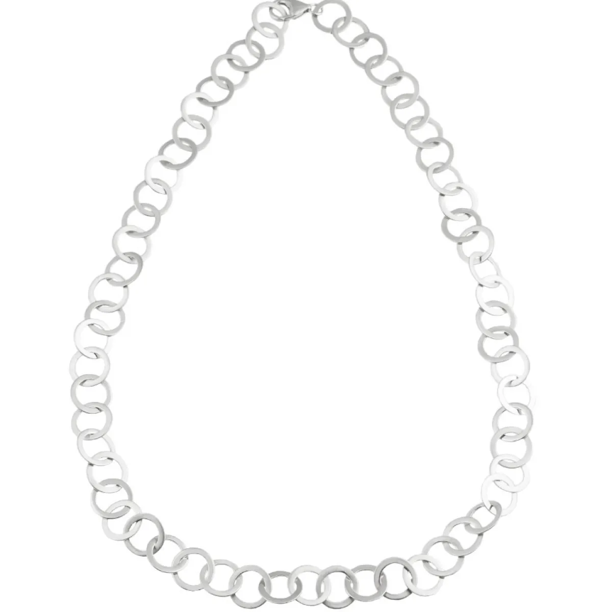 Tomfoolery Linear Circle Chain Necklace Clearance