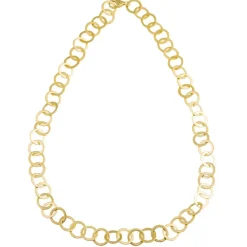 Tomfoolery Linear Circle Chain Necklace Clearance