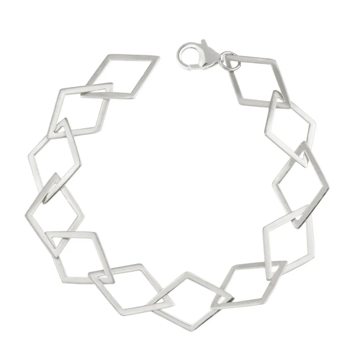 Tomfoolery Linear Diamond Chain Link Bracelet Online