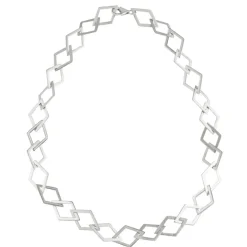 Tomfoolery Linear Diamond Chain Necklace Hot