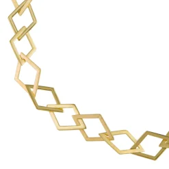 Tomfoolery Linear Diamond Chain Necklace Hot