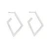 Tomfoolery Linear Diamond Hoops Fashion