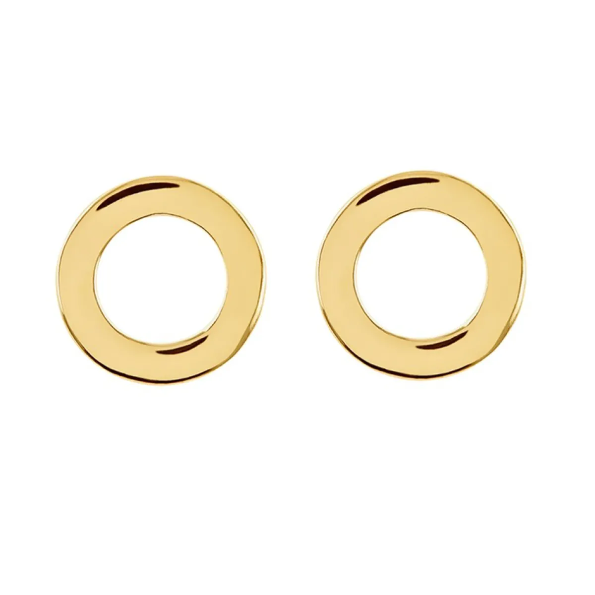 Tomfoolery Linear Large Circle Frame Studs Online