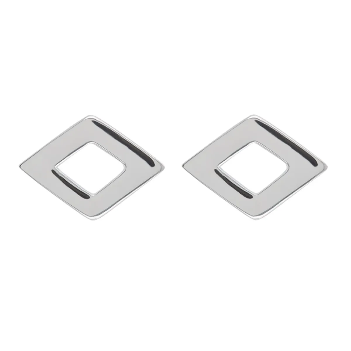 Tomfoolery Linear Large Diamond Frame Studs Best