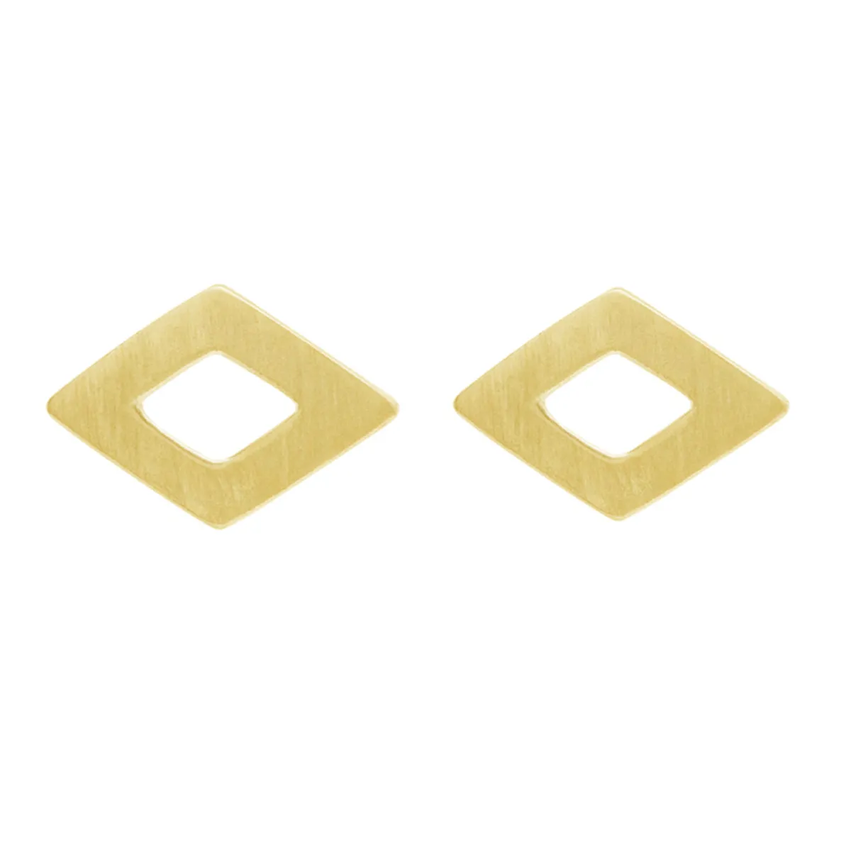 Tomfoolery Linear Large Diamond Frame Studs Best