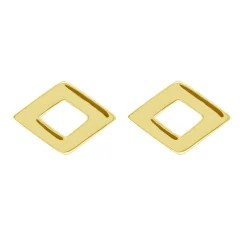 Tomfoolery Linear Large Diamond Frame Studs Best