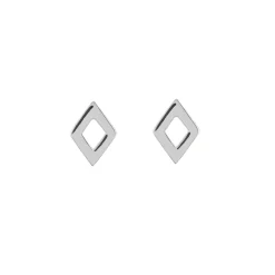 Tomfoolery Linear Mini Diamond Frame Studs Discount