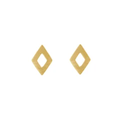 Tomfoolery Linear Mini Diamond Frame Studs Discount