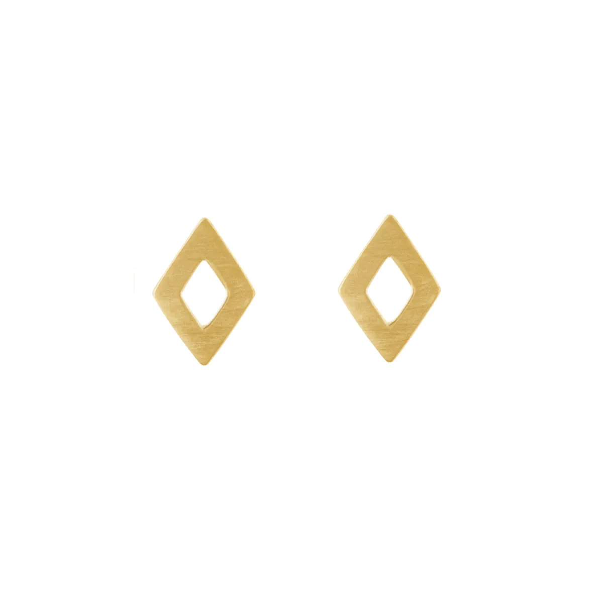 Tomfoolery Linear Mini Diamond Frame Studs Discount