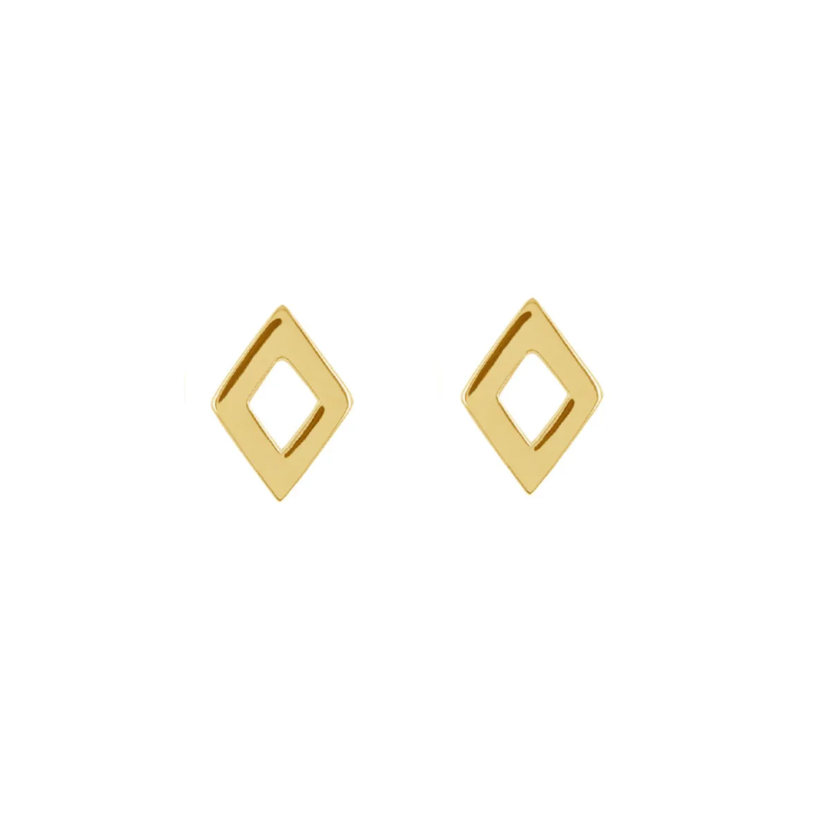 Tomfoolery Linear Mini Diamond Frame Studs Discount