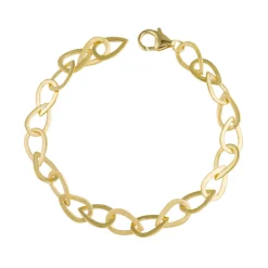 Tomfoolery Linear Pear Chain Link Bracelet Online