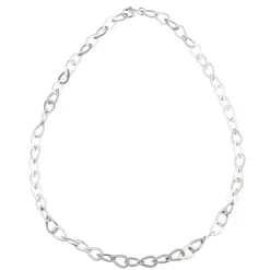 Tomfoolery Linear Pear Chain Necklace Fashion