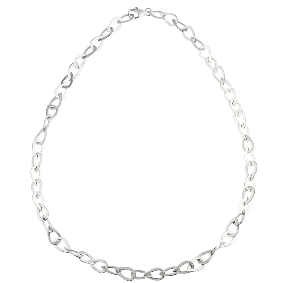 Tomfoolery Linear Pear Chain Necklace Fashion