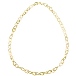 Tomfoolery Linear Pear Chain Necklace Fashion