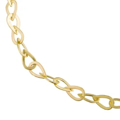 Tomfoolery Linear Pear Chain Necklace Fashion
