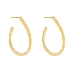 Tomfoolery Linear Pear Hoops Discount