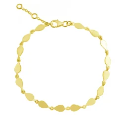 Tomfoolery Linear Pear Link Bracelet Discount