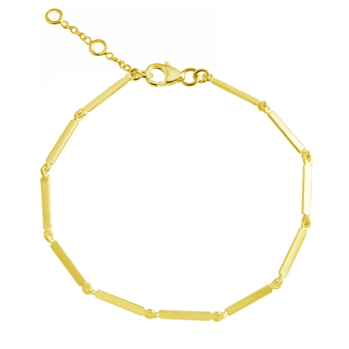 Tomfoolery Linear Slim Bar Link Bracelet Outlet