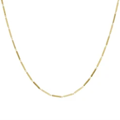 Tomfoolery Linear Slim Bar Link Necklace Clearance
