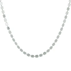 Tomfoolery Linear Square Link Necklace Outlet