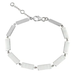 Tomfoolery Linear Wide Bar Link Bracelet New