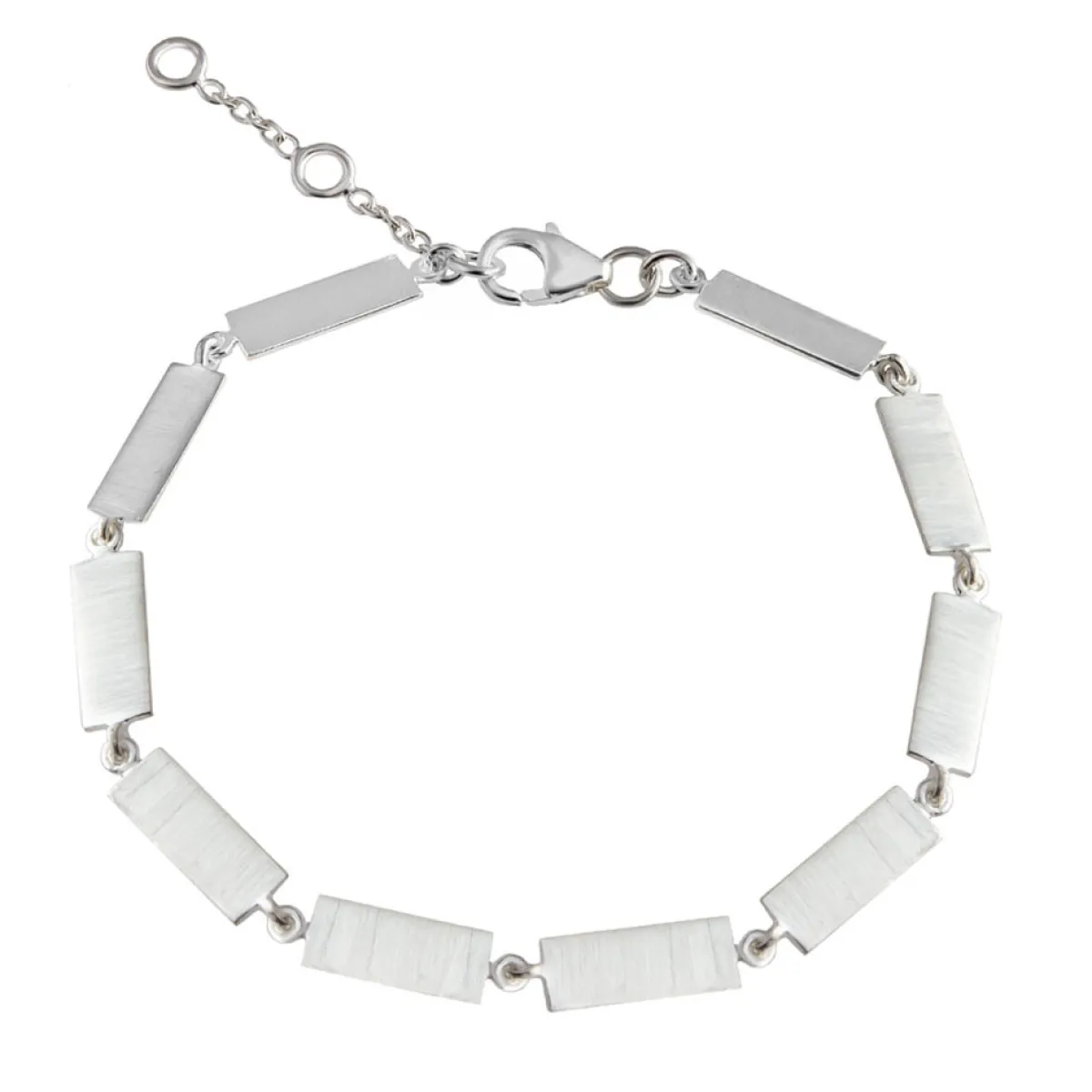Tomfoolery Linear Wide Bar Link Bracelet New