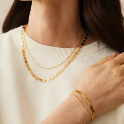 Tomfoolery Linear Wide Bar Link Bracelet New