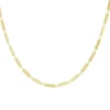 Tomfoolery Linear Wide Bar Link Necklace Discount