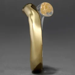 Tomfoolery Liquid Lucite Bypass Hinge Bracelet Fashion