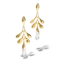 Tomfoolery Liquid Lucite Sapling Drop Earrings Clearance