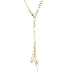 Tomfoolery London Flats Gold Chain Astra Star Pendant Sale
