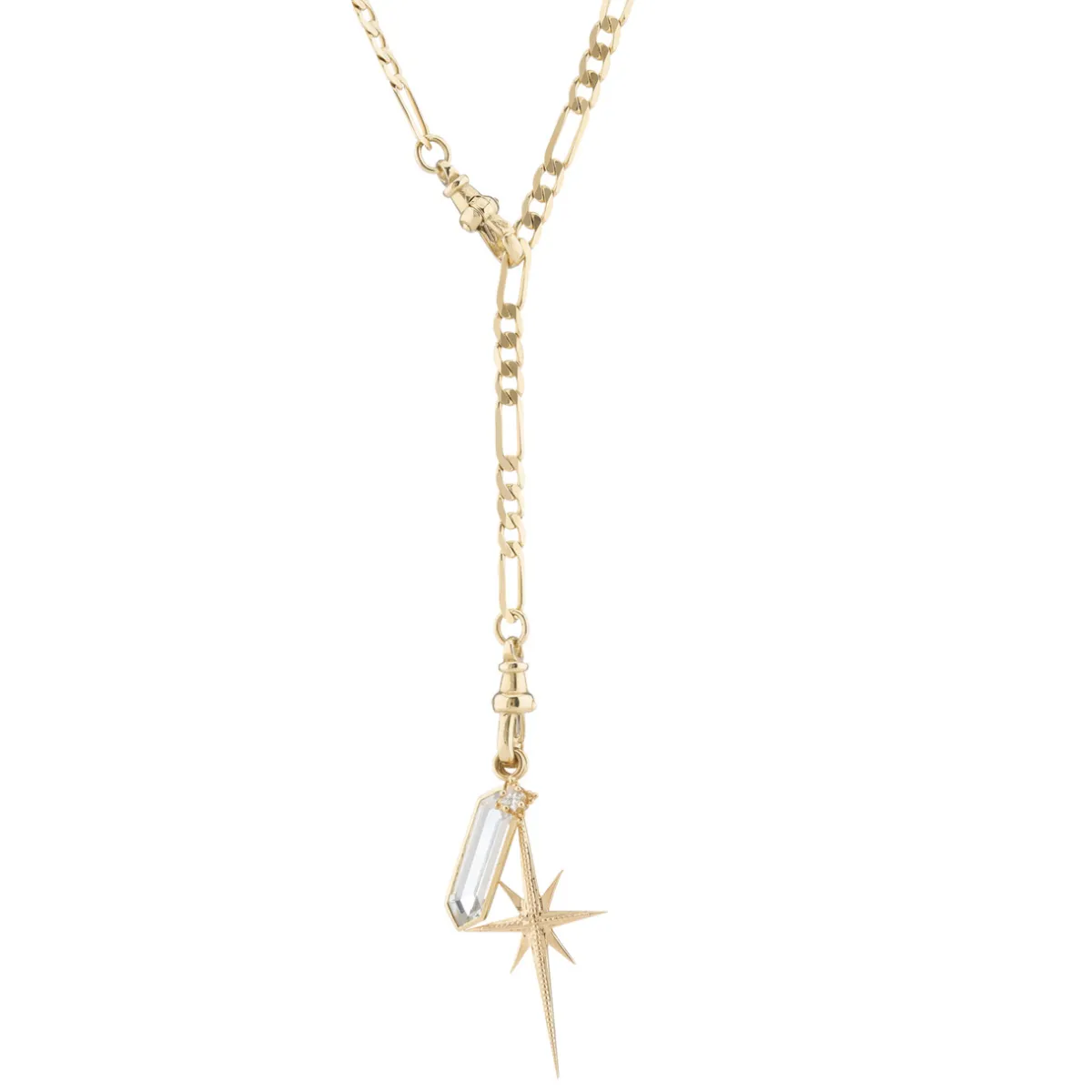 Tomfoolery London Flats Gold Chain Astra Star Pendant Sale