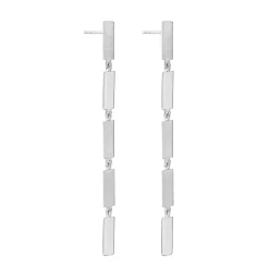 Tomfoolery Long Linear Bar Drop Earrings Online
