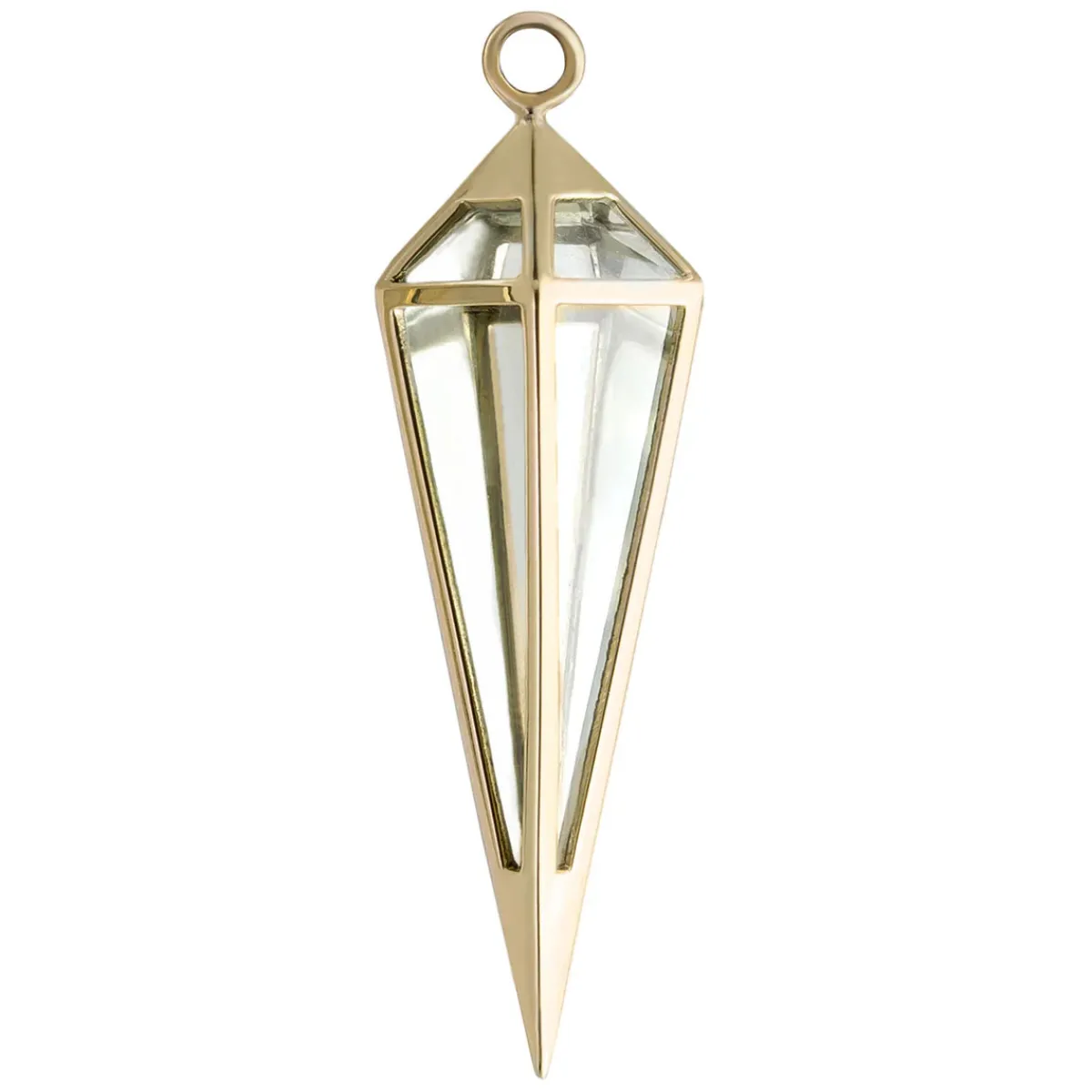 Tomfoolery Long Point Pendulum Gemstone Charm Discount