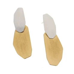 Tomfoolery Lublin Silver & Gold Drop Earrings Best