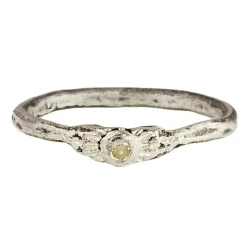 Tomfoolery ‘Lucy’ Silver & Diamond Ring Clearance