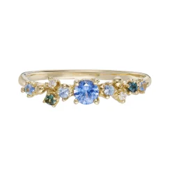 Tomfoolery Lumi Blue Sapphire Ring Online