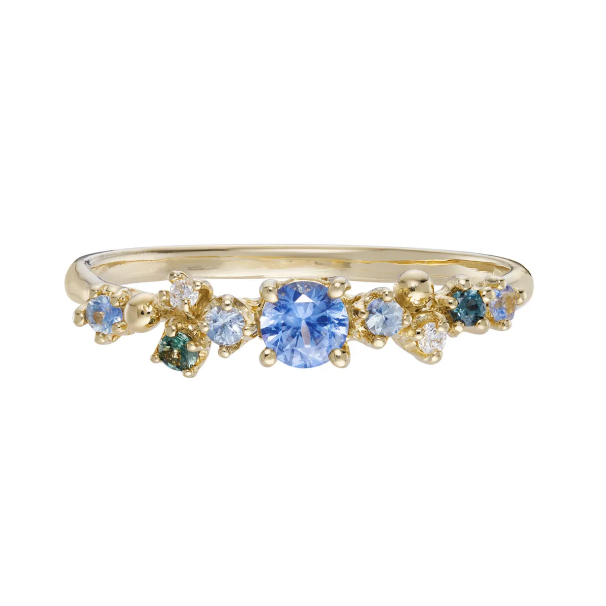 Tomfoolery Lumi Blue Sapphire Ring Online